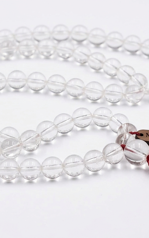 Sphatik (Crystal Quartz) Japa Mala — 108 Beads