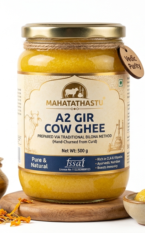 A2 Gir Cow Ghee — Bilona Method, 500 g
