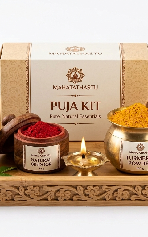 Puja Kit — Kumkum, Sindoor, Haldi & Chandan