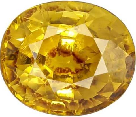 Pukhraj — Yellow Sapphire, Ceylon, 5+ ct